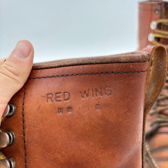 Vintage Red Wing Irish Setter Moc Toe Leather Work Boots Men\'s 11.5 Workwear main image 4
